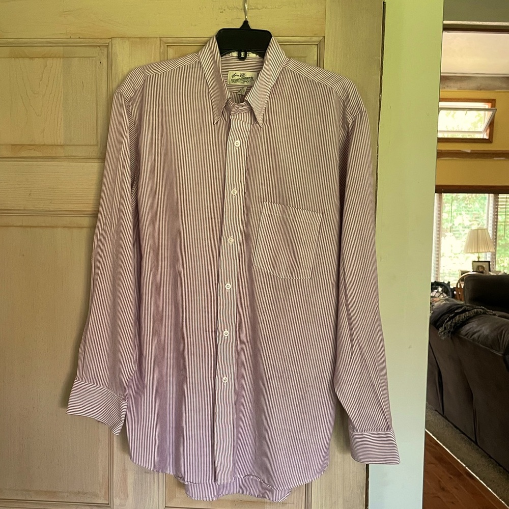 Men’s sears & roebuck long sleeve dress shirt size 17 1/2 34/35.